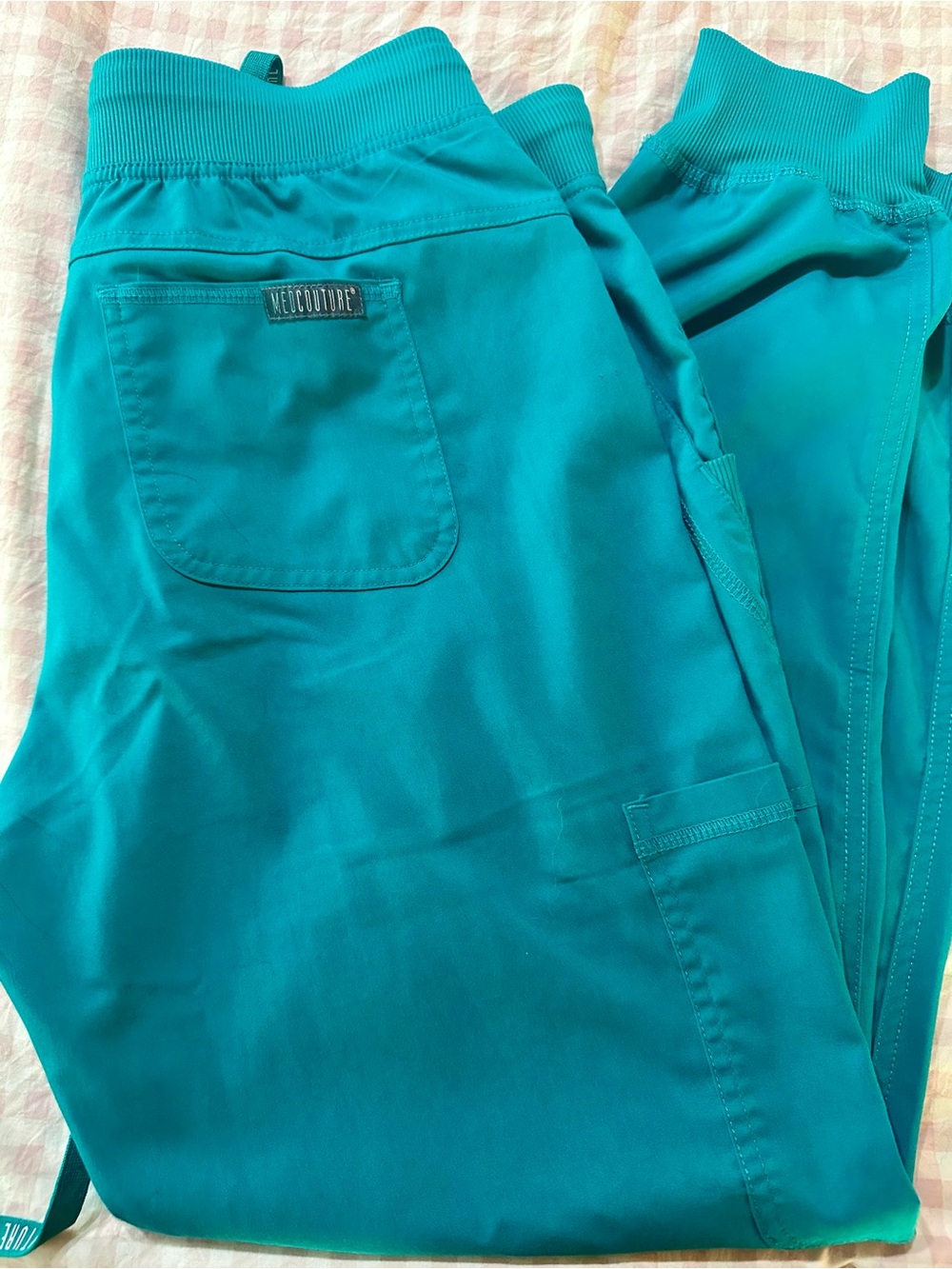 Med Couture Teal Women's Scrub Joggers